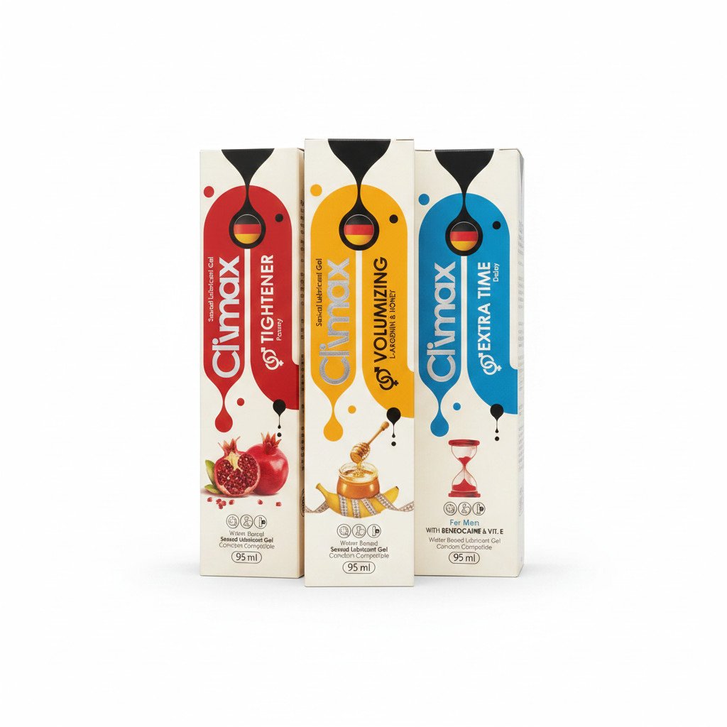 Climax Sexual Lubricant Gels - All Flavers